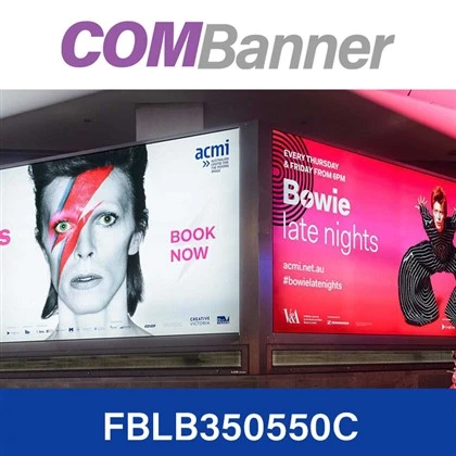 Bakgrunnsbelyst Flex-banner