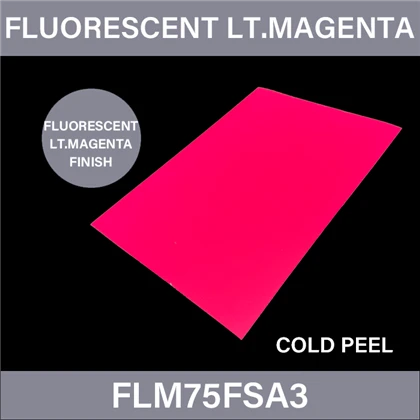 Fluorescerende lys Magenta DTF Transfer filmark